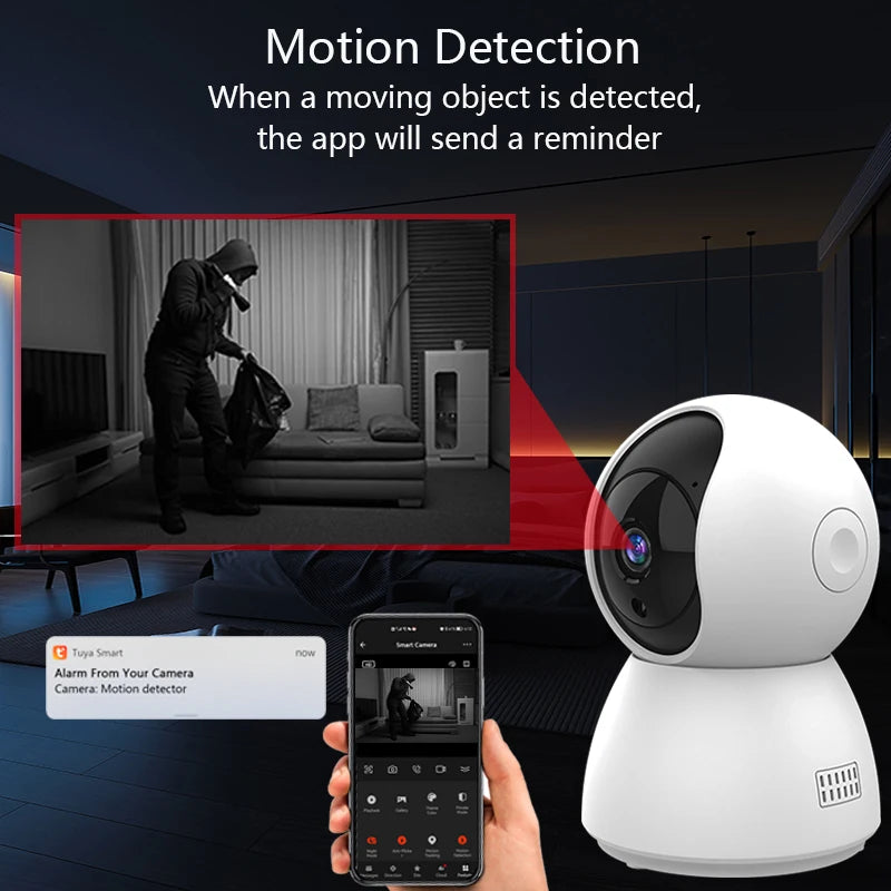 4MP Smart WiFi Indoor Camera with Auto-Tracking and Baby Monitor